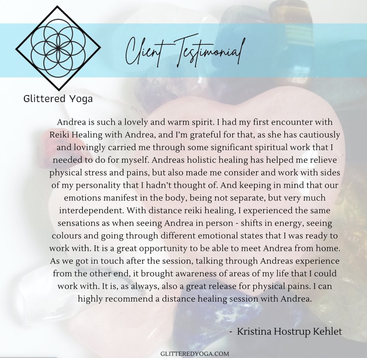 Reiki Testimonials – Glittered Yoga and Reiki